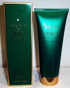 ELIZABETH TAYLOR DIAMONDS & EMERALDS PERFUMED BATH & SHOWER GEL 200ML NEW BOXED - Picture 1 of 4