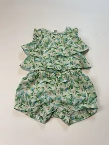 Mayoral Chiffon Romper Baby Toddler Girls 12 Month 80 Cm Floral Playsuit - Picture 1 of 10