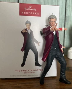 Hallmark DR WHO The TWELFTH DOCTOR 2024 Keepsake Ornament and Cyberman Ornament - Picture 1 of 7