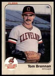 1983 Fleer Tom Brennan . Cleveland Indians #403 - Picture 1 of 2