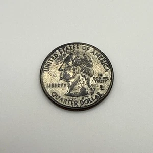 2000 P New Hampshire 25C State Quarter Improperly Annealed Planchet Error, Rare - Picture 1 of 2