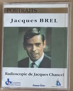 JACQUES BREL - PORTRAITS RADIOSCOPIE DE JACQUES CHANCEL - K7 AUDIO - Picture 1 of 2