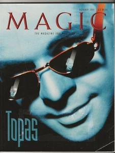 MAGIC Magazine For Magicians 2001 October Vol. 11 No. 2 COVER : TOPAS. - Picture 1 of 1