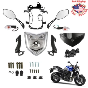 For YAMAHA FZ1N 2006 - 2015 Fazer Headlight Set Head Turn Signals Light Assembly - Picture 1 of 13
