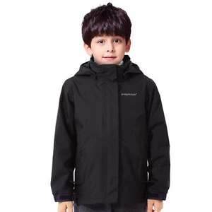 Lightweight Rain Jacket for Kids Hooded Waterproof Windroof Raincoats for Gir... - Picture 1 of 7
