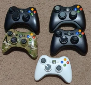 ¡Controladores Inalámbricos Oficiales Microsoft Xbox 360! ~ ¡Todo funciona muy bien! ¡Auténtico! - Imagen 1 de 9