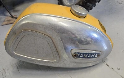 OEM VINTAGE YAMAHA YG1-T TRAILMASTER 1963 FUEL TANK 129-24110-10-81 - Image 1 of 4