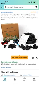 200ft Drip Irrigation System Kit, Quick Connect Adjustable Sprinkler, DIY Slo... - Picture 1 of 2
