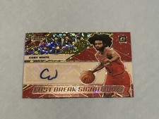 2019-20 Donruss Optic Coby White Fastbreak Signatures Gold Rookie Auto 08/10 SSP
