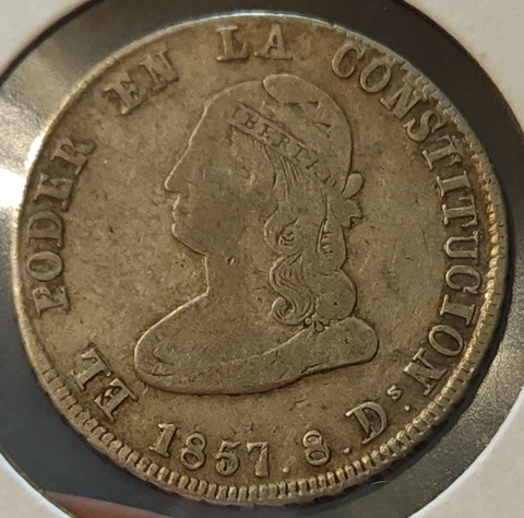 1857 Ecuador 4 Reales - Quito Mint Cover