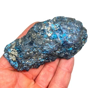Covellite Crystal Blue TOP QUALI TY Pyrite Leonard Mine Butte Montana USA B17 - Picture 1 of 24