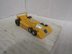 Vintage 1985 Japan Takara Hasbro Go-Bots Transformer Robot Race Car Yellow - Picture 1 of 4