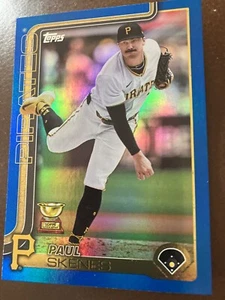 2025 Topps Paul Skenes All-Star Rookie Cup Blue Rainbow Foil Card 109/150 - Picture 1 of 2