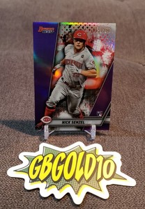 2019 Bowman's Best - Purple Refractor #12 Nick Senzel /250 (RC)