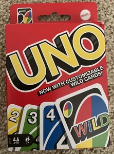 Mattel Games UNO: Get Wild! Customizable Wild Cards - New in Open Box - Picture 1 of 2