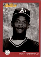 1991 (ATHLETICS) Studio #104 Rickey Henderson