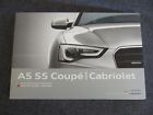 AUDI Broszura · A5 S5 Coupé / Cabrio + S-Line · 2013