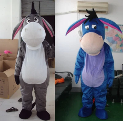 Donkey Mascot Costume Suit Cosplay Party Game Dress Outfit Halloween Adult News - Image 1 of 3