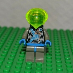 LEGO Zotaxian Insectoid Alien Minifigure Blue Head Neon Green Bubble #6905 SP021