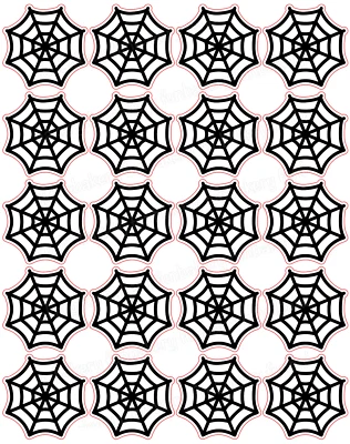 Spinne Tortenaufleger Party Deko Geburtstag Spider Netz Halloween Muffin essbar - Bild 1 von 4