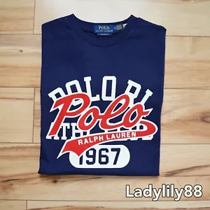 NUEVO CON ETIQUETAS Polo Ralph Lauren Calce Clásico Apilado Logo Jersey Camiseta Calidad Atlética - Imagen 1 de 13