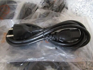 9 PCS EU Schuko Plug to IEC C13 Mains Power Cable Cord Kettle Lead 1.5M Black - Picture 1 of 6