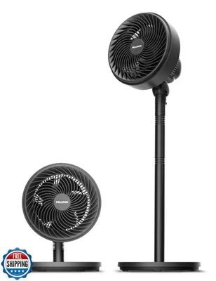 Circulador de aire de pedestal PELONIS 7 pulgadas, ventilador de oscilación, 15 ft/s, 3 velocidades, anuncio Foto 1 de 4