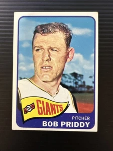 1965 TOPPS #482 BOB PRIDDY SAN FRANCISCO GIANTS VG-EX *Hot Corner Vintage* B - Picture 1 of 2