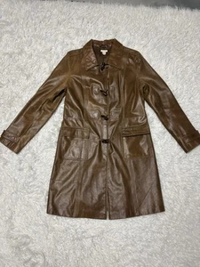 Halogen Leather Women’s Jacket Size Large See Pictures For Measurements  - Picture 1 of 18