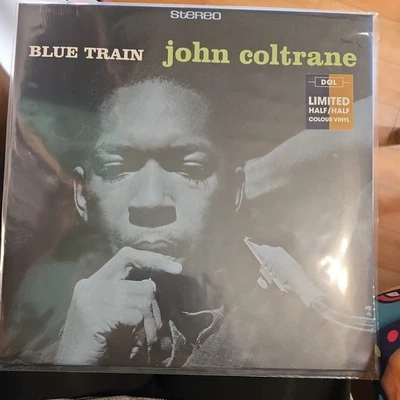 John Coltrane - Blue Train (Half-Half Royal Blue/White Vinyl) - Image 1 of 2
