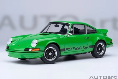 Porsche 911 Carrera 2.7 RS Verde Negro Modelo De Coche 1:18 Autoart - Imagen 1 de 4