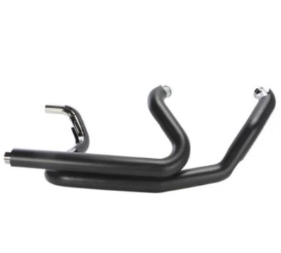Harley Touring Powerport Cobra 2009-2016 tubos de cabeza dobles negros 6253DBRB1 Foto 1 de 4
