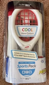 Neu Originalverpackt Nintendo Wii SPORTS PACK COOLE NEUE FARBEN - NERF 🏸 - Bild 1 von 5