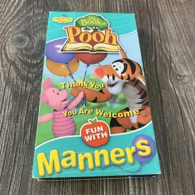 Book of Pooh, The: Fun With Manners (VHS, 2002) - Image 1 of 4