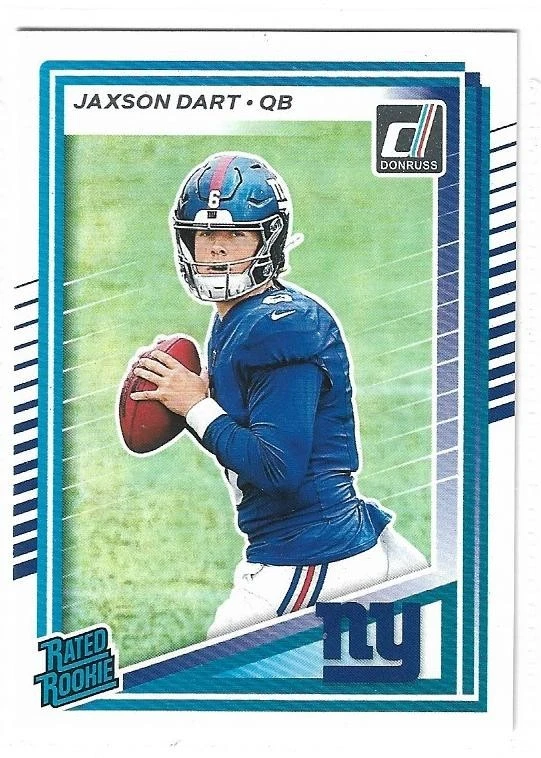 JAXSON DART (NEW YORK GIANTS) - 2025 PANINI DONRUSS FOOTBALL BASE RC #400 - Image 1 of 1