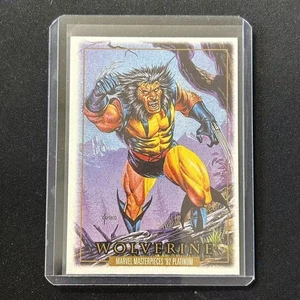 💎2024 SKYBOX MARVEL MASTERPIECES '92 PLATINUM LEATHER WOLVERINE #94 - Picture 1 of 1