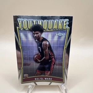 2024-25 Topps Chrome - YouthQuake (RC) - Miami Heat - Kel'el Ware #YQ-11 - Picture 1 of 5