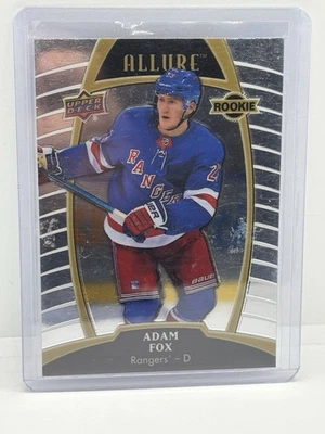 2019-20 Upper Deck Allure Rookies ADAM FOX #93 New York Rangers UD RC Rookie - Image 1 of 4