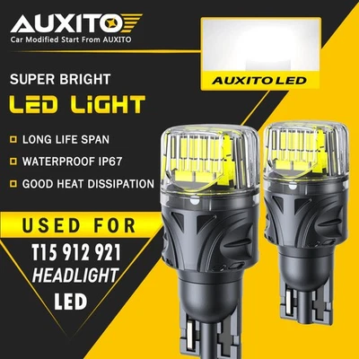 2-20PCS Bright White Canbus LED Bulb For Backup Reverse Light 912 921 T15 W16W R - Изображение 1 из 4