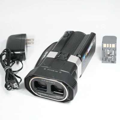 JVC Everio GS-TD1 Full HD 3D Camcorder Dual Lens from Japan [USED] - Image 1 of 4