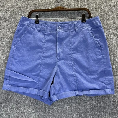 Pantalones Cortos Columbia Para Mujer Talla 16 Azul Calicó Cuenca Algodón Senderismo Aire Libre Foto 1 de 4