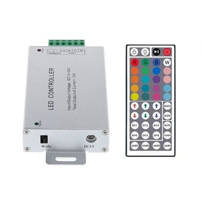 44 Key IR Control for SMD 3528 LED Strip Wireless RGB Controller DC 12V-24V qq - Image 1 of 4