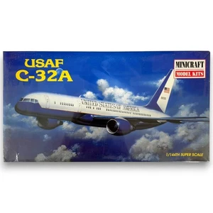 2000 Minicraft USAF C-32A (Boeing 757) 1:144 Scale Kit #14451 ☆New Sealed Model☆ - Bild 1 von 9