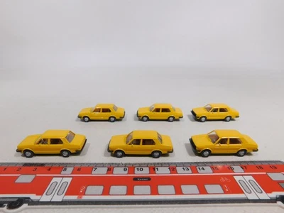 6X Wiking H0 1:87 Modello PKW/Auto VW/Volkswagen Jetta Mint #DD871-0,5 - Immagine 1 di 4