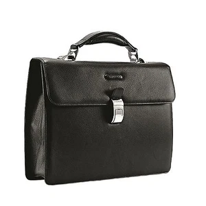 Piquadro Modus Black 'small sized' briefcase with two gussets CA1153MO/N - Picture 1 of 3