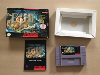 Rare E.V.O Search for Eden - SNES - Complete in Box with Instruction Booklet VGC - Image 1 of 4