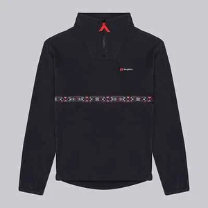 Berghaus Ladies Oversized Aztec Fleece Black ,RRP £70 , New w/Tags. n18 - Picture 1 of 4