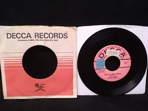 Eddie Habat Rock 'N Roll Polka / Hawaiian 45 RPM Decca 9-29730 PROMO 1956 - Imagen 1 de 4