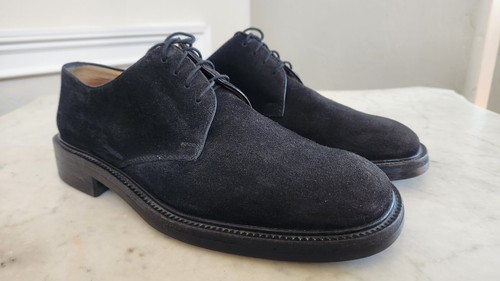 Scarpe da uomo nere in pelle scamosciata Bottega Veneta taglia 42 5 (9 5 US)