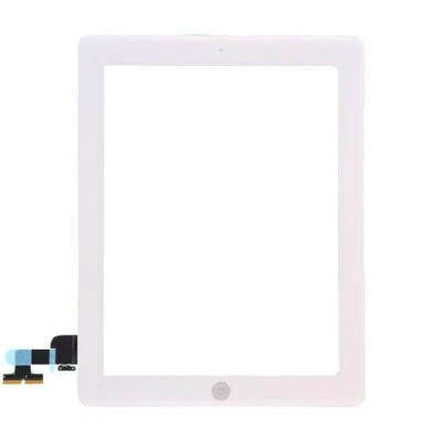 Digitizer Home Button Assembly for Apple iPad 2 White Display Screen Video Panel - Image 1 of 2